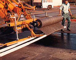 Grizzly brush system installing 6-ft roll