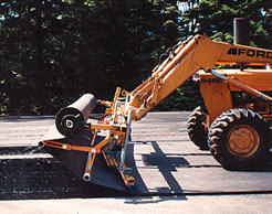 Grizzly 600T installing a 12.5-ft roll
