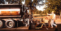 Custom oil-truck mounting system